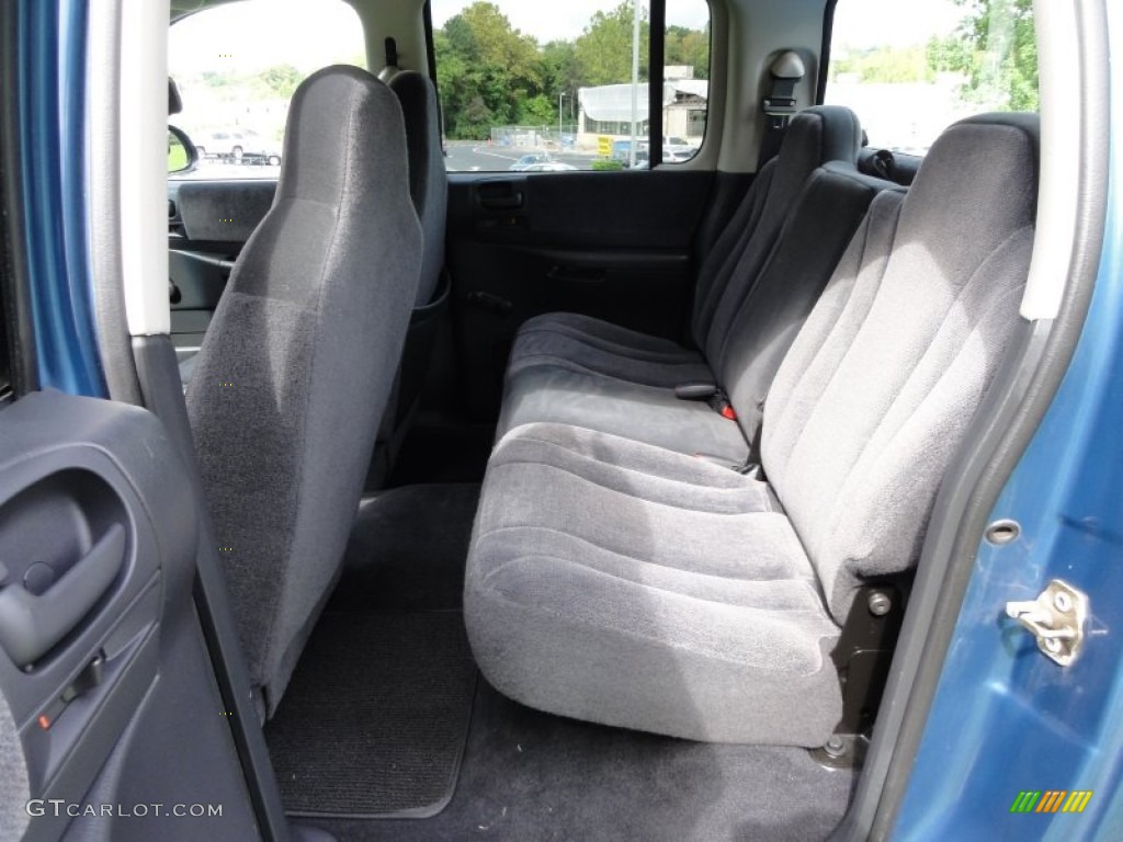 Dark Slate Gray Interior 2004 Dodge Dakota SXT Quad Cab 4x4 Photo #54491998