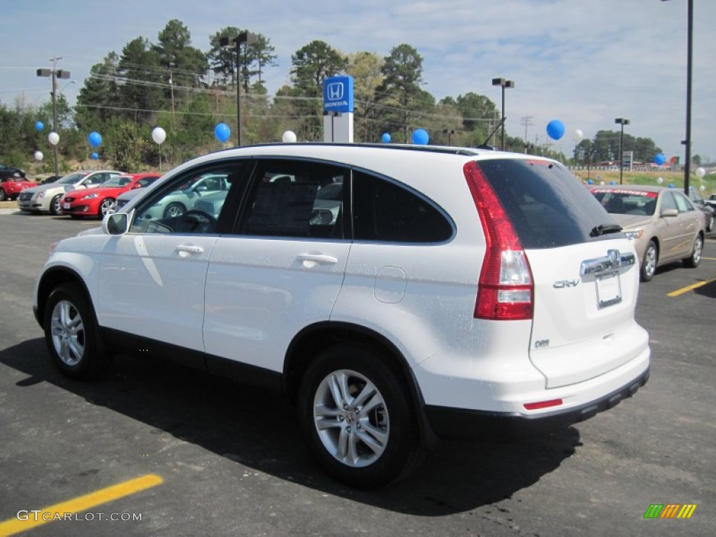 2011 CR-V EX-L - Taffeta White / Gray photo #3