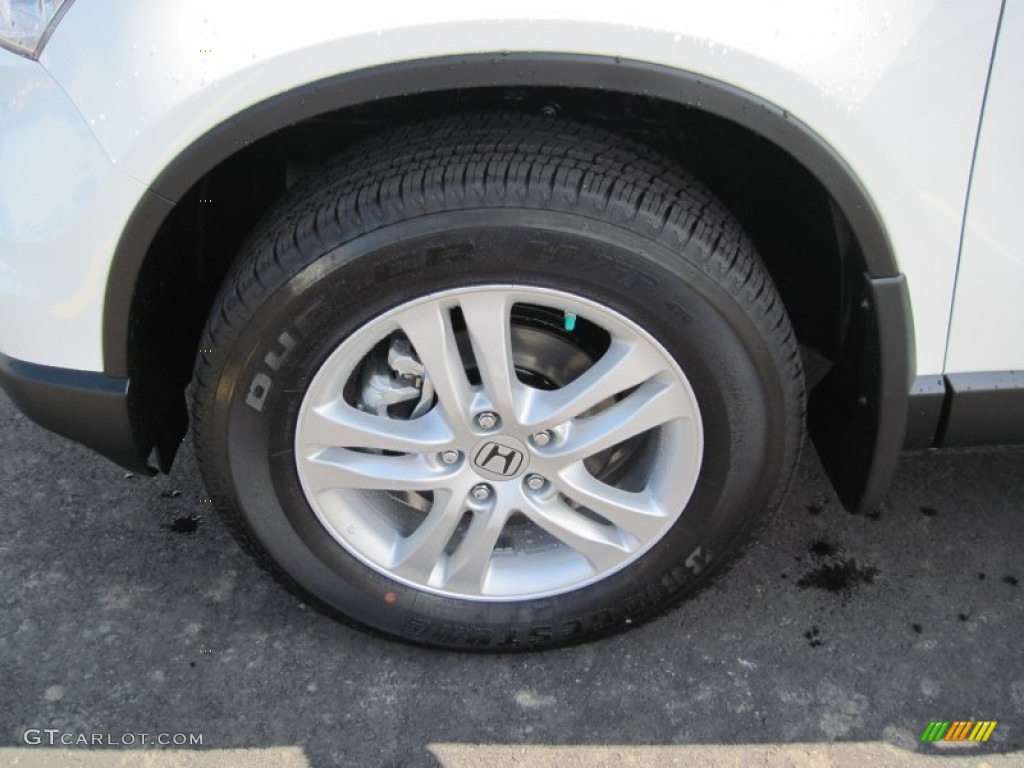 2011 CR-V EX-L - Taffeta White / Gray photo #9