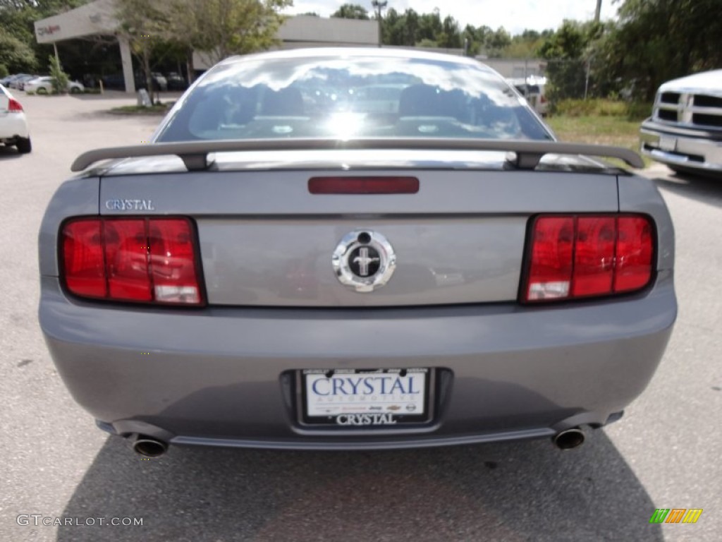 2006 Mustang V6 Premium Coupe - Tungsten Grey Metallic / Black photo #8