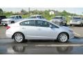 Alabaster Silver Metallic 2012 Honda Civic EX Sedan Exterior