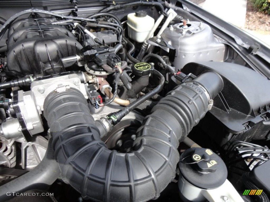2006 Mustang V6 Premium Coupe - Tungsten Grey Metallic / Black photo #18