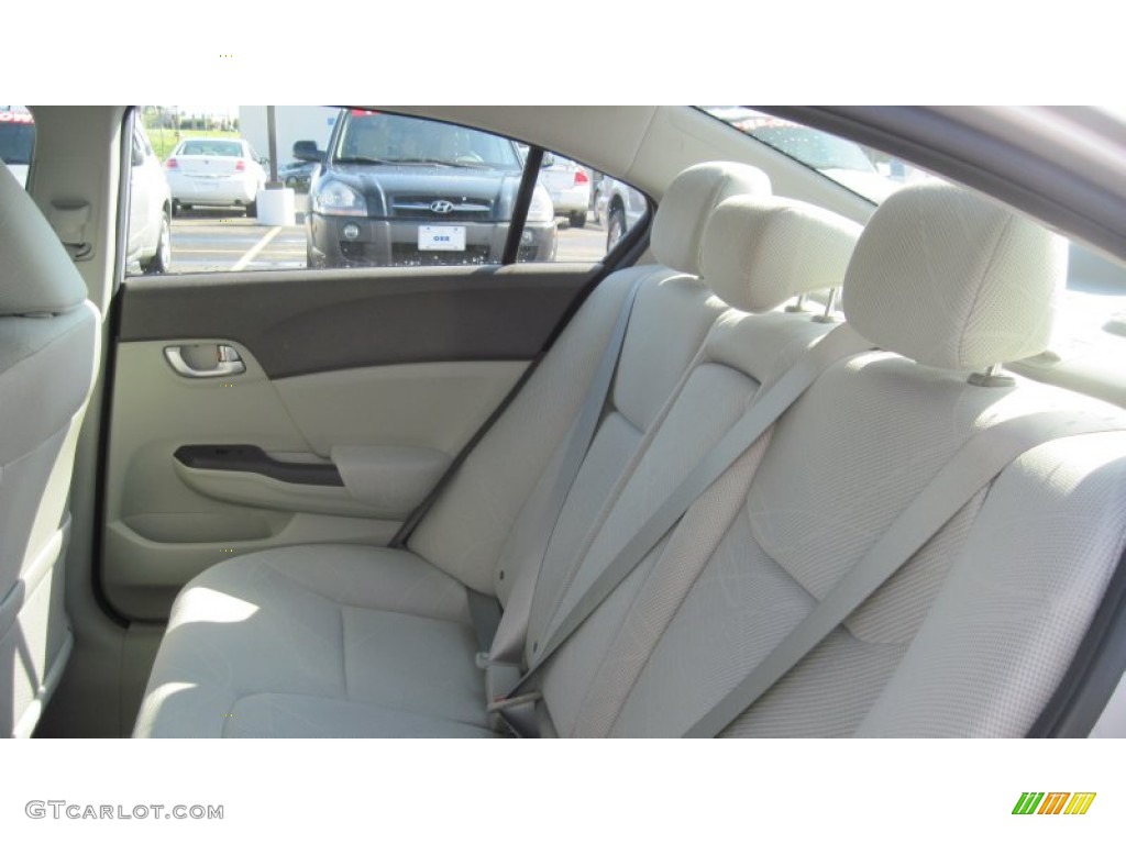 Stone Interior 2012 Honda Civic EX Sedan Photo #54493009