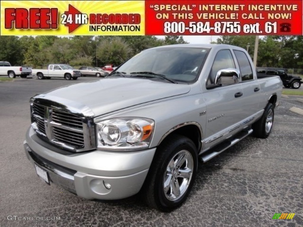 Bright Silver Metallic Dodge Ram 1500