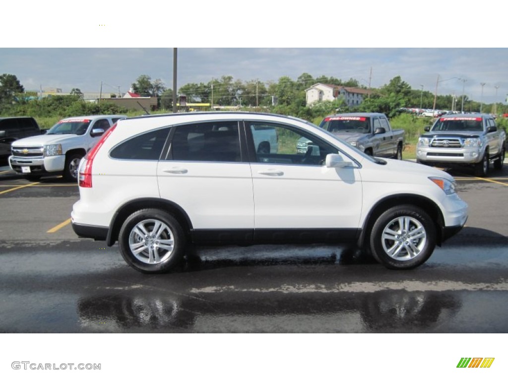 2011 CR-V EX-L - Taffeta White / Gray photo #6