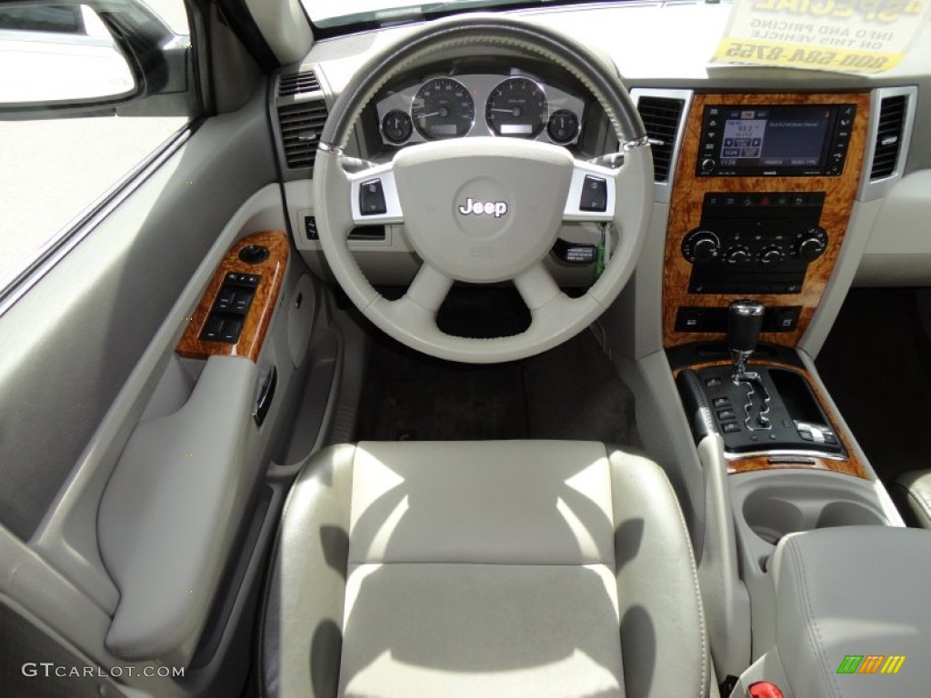Medium Slate Gray/Dark Slate Gray Mckinley Leather Interior 2009 Jeep Grand Cherokee Limited 4x4 Photo #54493349