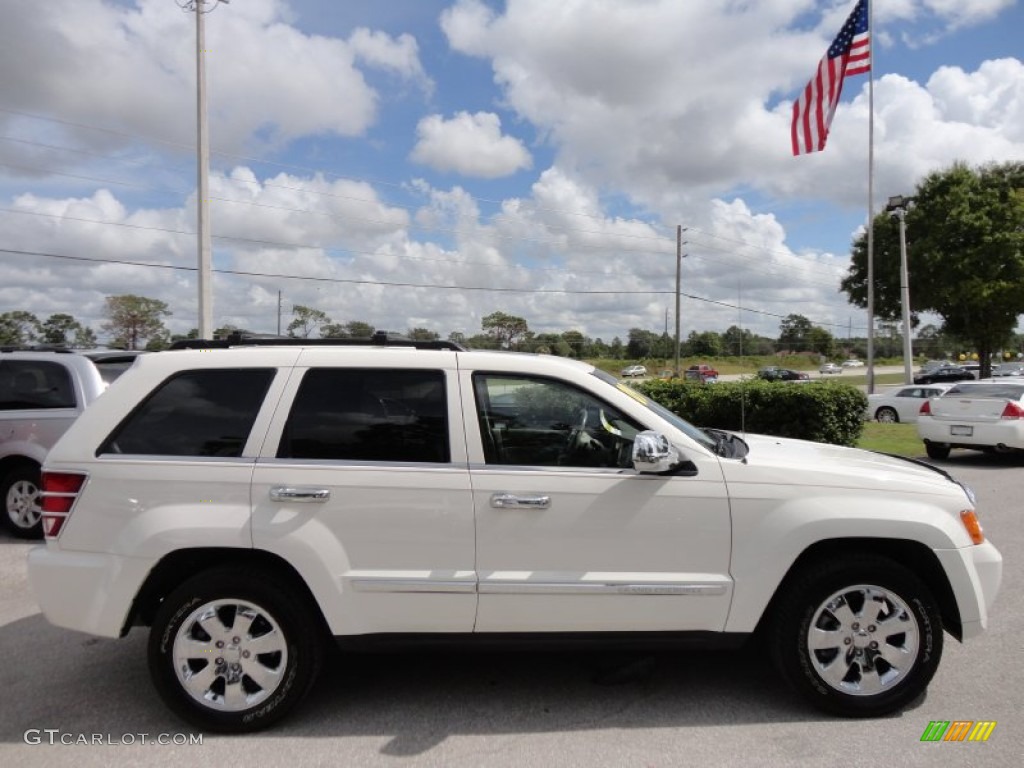 Stone White 2009 Jeep Grand Cherokee Limited 4x4 Exterior Photo #54493385