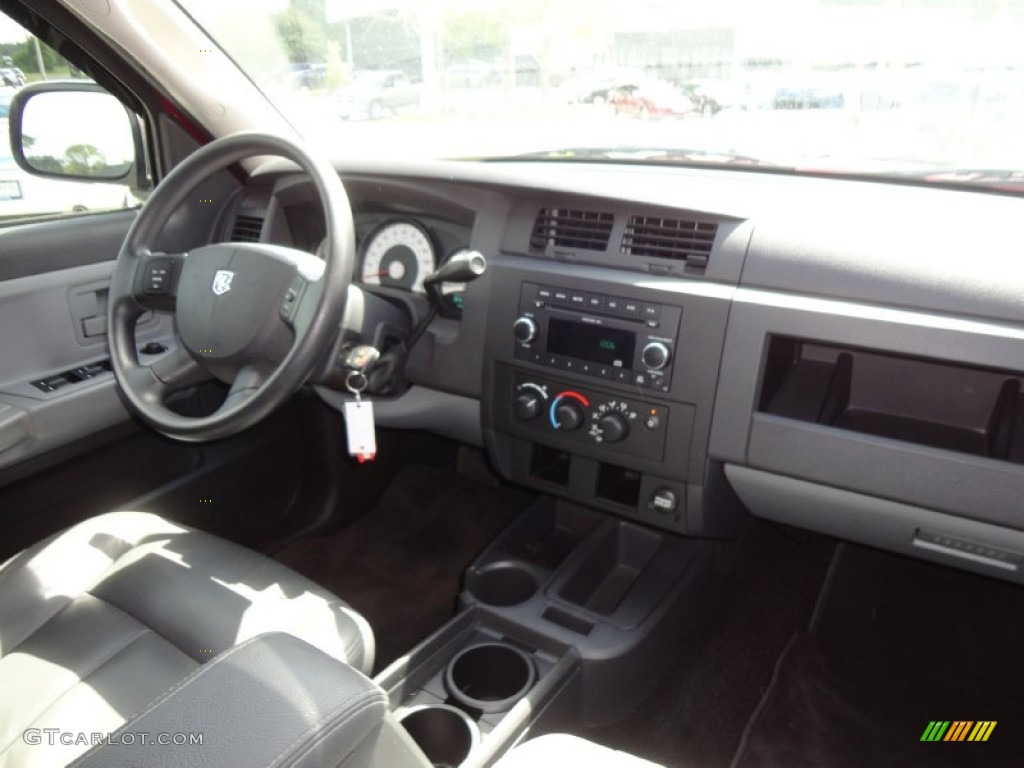 2009 Dodge Dakota Big Horn Crew Cab Dark Slate Gray/Medium Slate Gray Dashboard Photo #54494159