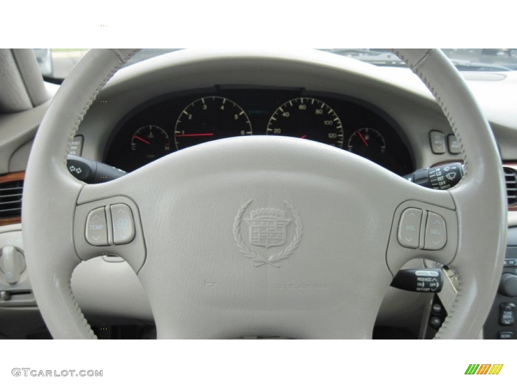 2000 Cadillac Seville SLS Oatmeal Steering Wheel Photo #54496484