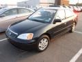 2003 Nighthawk Black Pearl Honda Civic LX Sedan  photo #3