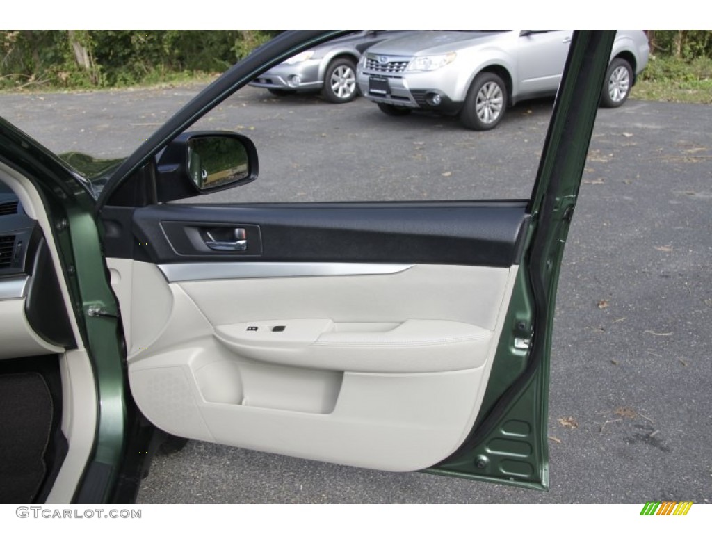 2010 Subaru Outback 2.5i Wagon Warm Ivory Door Panel Photo #54497164