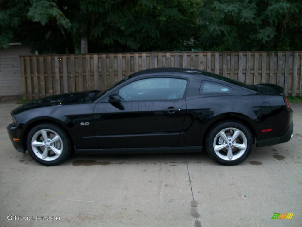 2012 Mustang GT Premium Coupe - Black / Charcoal Black photo #8
