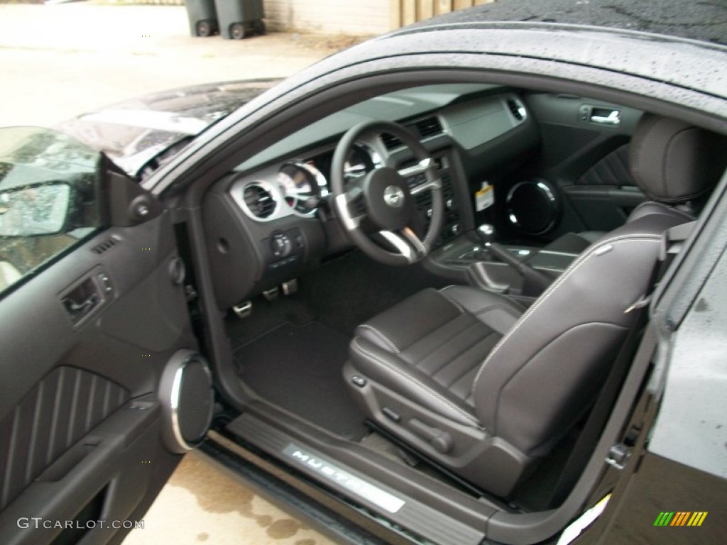 2012 Mustang GT Premium Coupe - Black / Charcoal Black photo #9