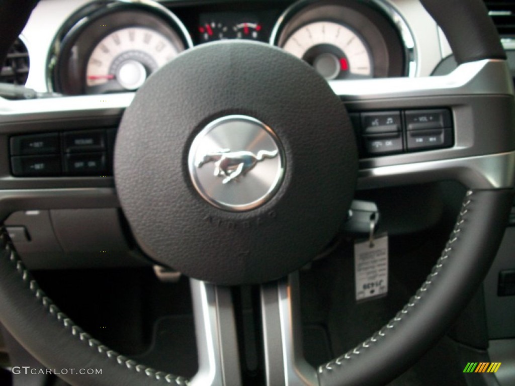 2012 Mustang GT Premium Coupe - Black / Charcoal Black photo #14