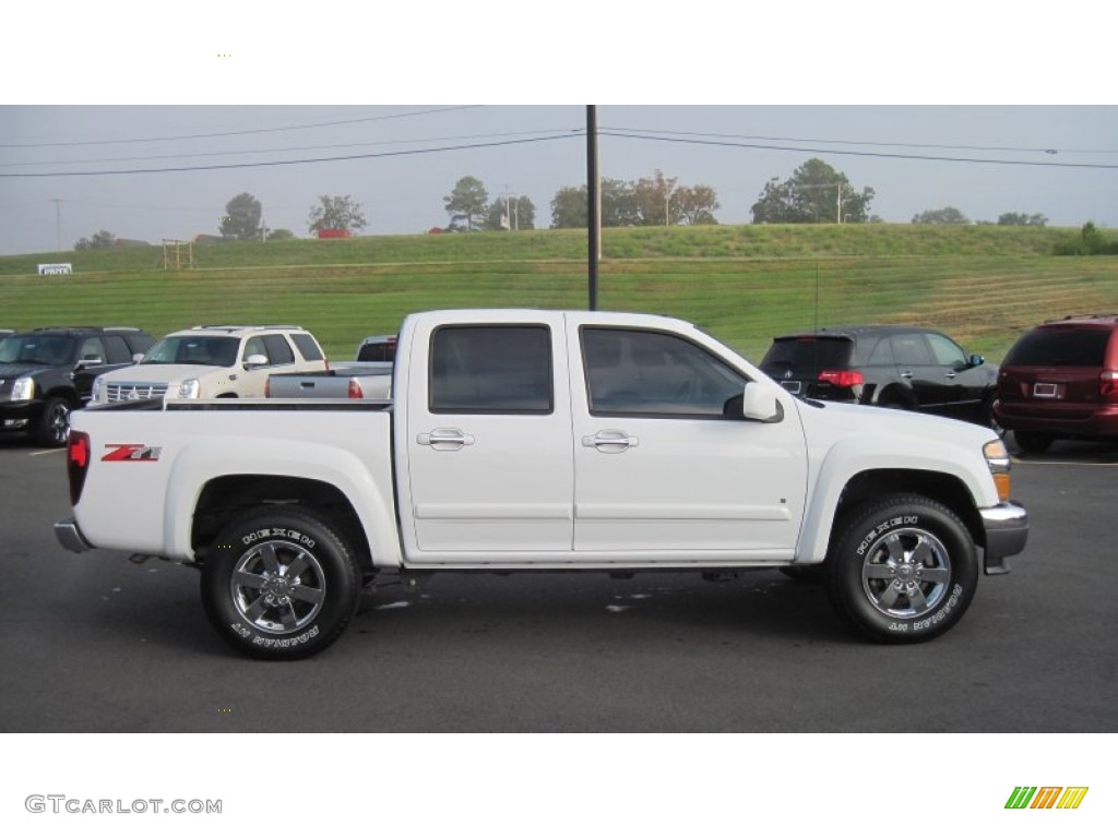 Summit White 2009 Chevrolet Colorado LT Crew Cab Exterior Photo #54497723