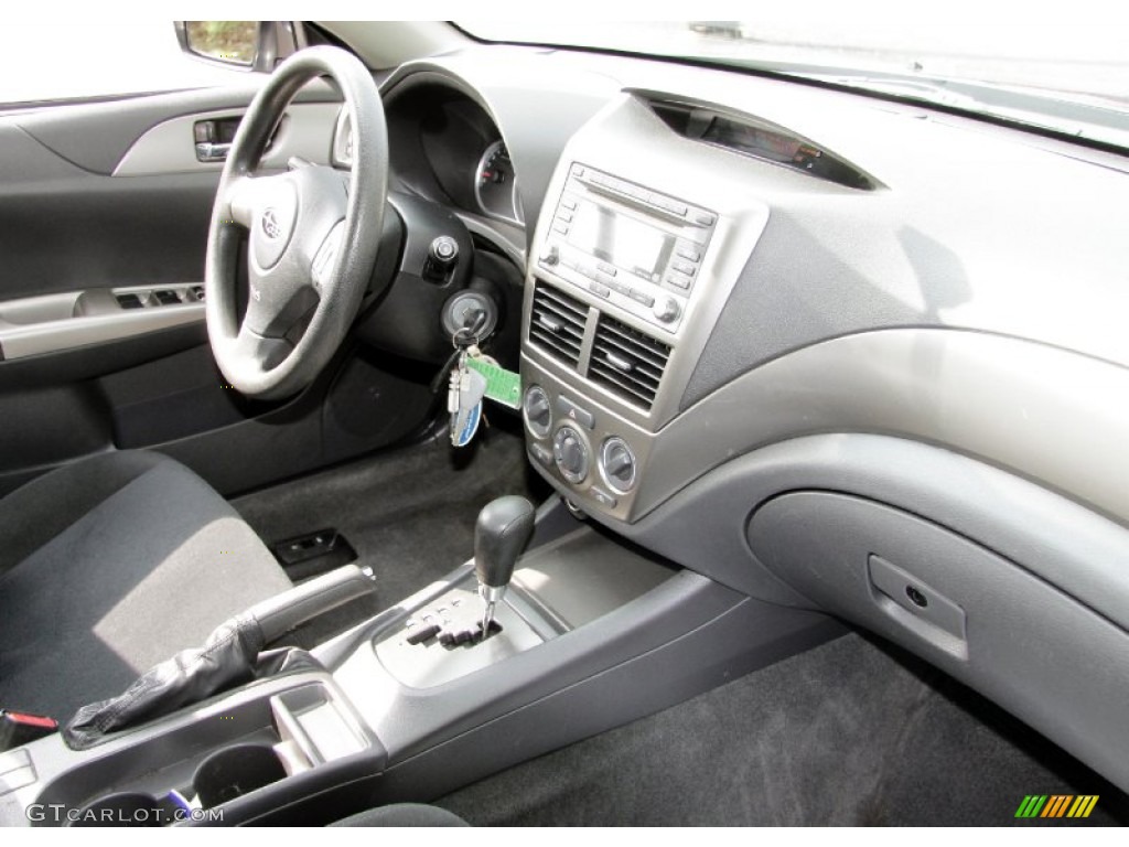 2008 Impreza 2.5i Sedan - Dark Gray Metallic / Carbon Black photo #5