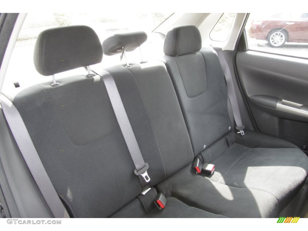 2008 Impreza 2.5i Sedan - Dark Gray Metallic / Carbon Black photo #10