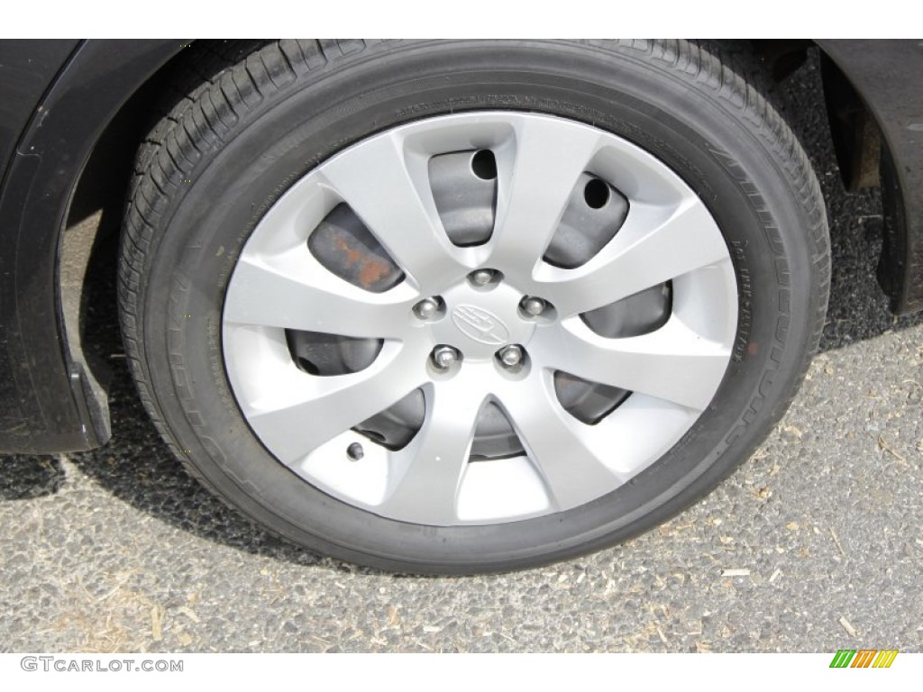 2008 Impreza 2.5i Sedan - Dark Gray Metallic / Carbon Black photo #16