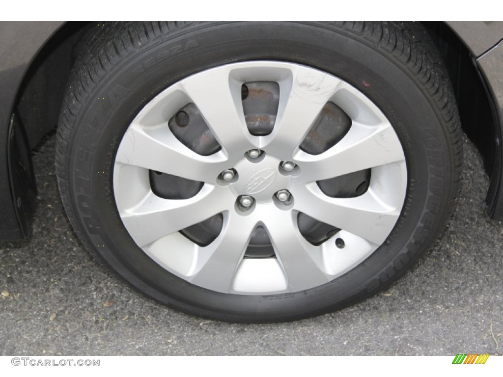 2008 Impreza 2.5i Sedan - Dark Gray Metallic / Carbon Black photo #18