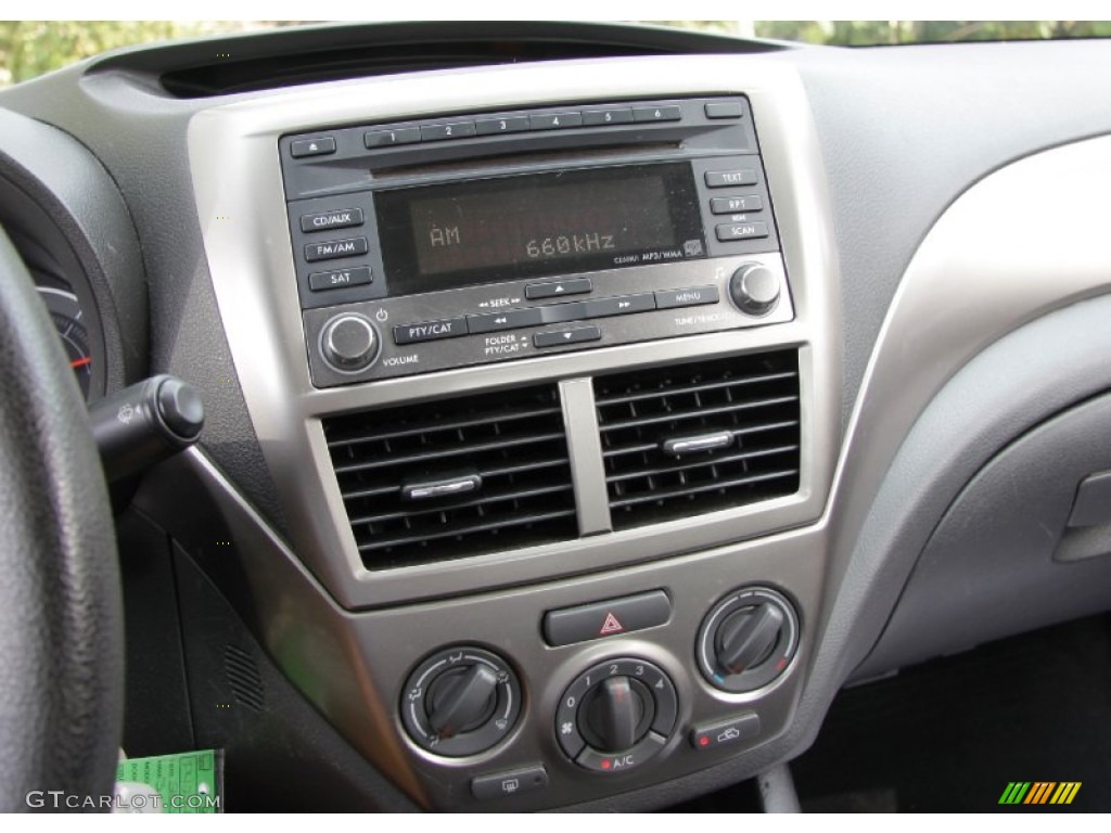 2008 Impreza 2.5i Sedan - Dark Gray Metallic / Carbon Black photo #22