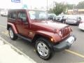 2010 Red Rock Crystal Pearl Jeep Wrangler Sahara 4x4  photo #10