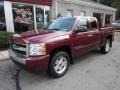 2008 Deep Ruby Metallic Chevrolet Silverado 1500 LT Extended Cab 4x4  photo #1