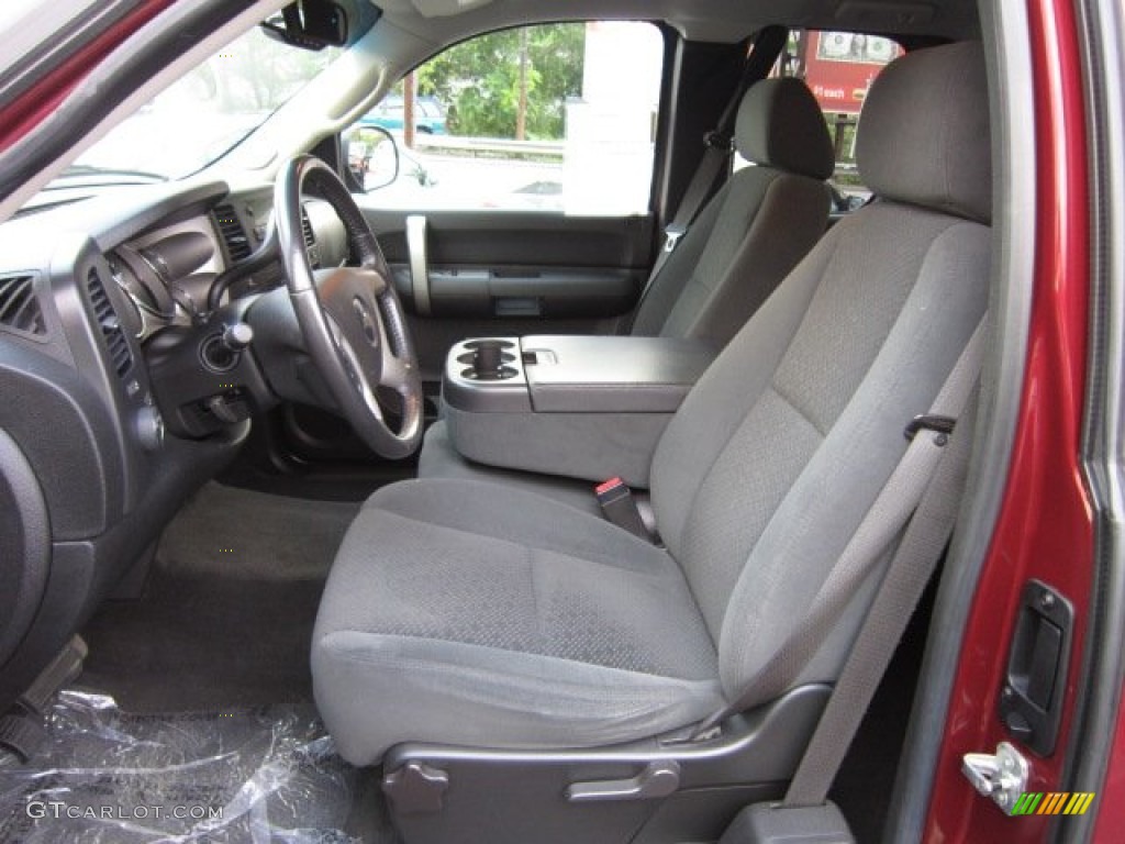 Ebony Interior 2008 Chevrolet Silverado 1500 LT Extended Cab 4x4 Photo #54498419