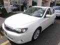 Satin White Pearl 2008 Subaru Impreza 2.5i Wagon