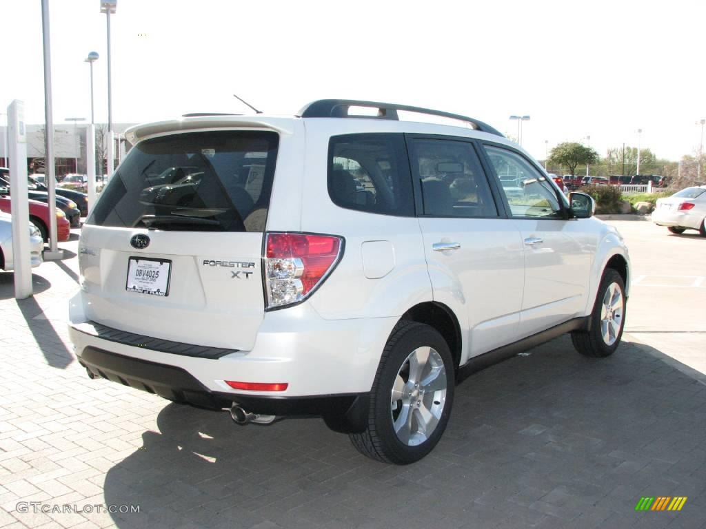 2009 Forester 2.5 XT - Satin White Pearl / Platinum photo #7