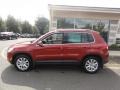 2009 Wild Cherry Metallic Volkswagen Tiguan SE 4Motion  photo #3