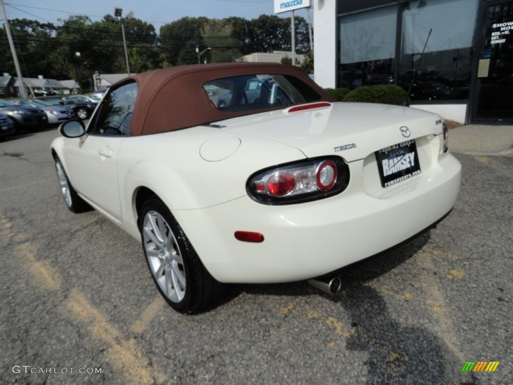 Marble White 2006 Mazda MX-5 Miata Grand Touring Roadster Exterior Photo #54501587