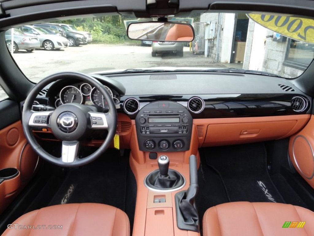 2006 Mazda MX-5 Miata Grand Touring Roadster Tan Dashboard Photo #54501749