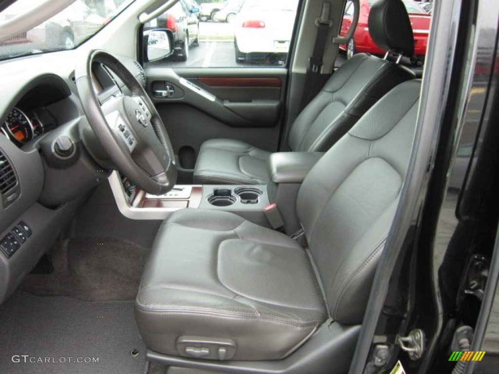 Graphite Interior 2010 Nissan Pathfinder LE 4x4 Photo #54502016