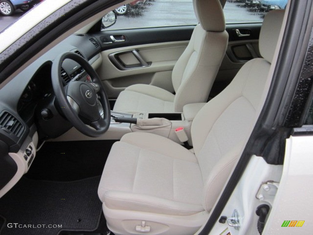 2009 Outback 2.5i Special Edition Wagon - Satin White Pearl / Warm Ivory photo #6