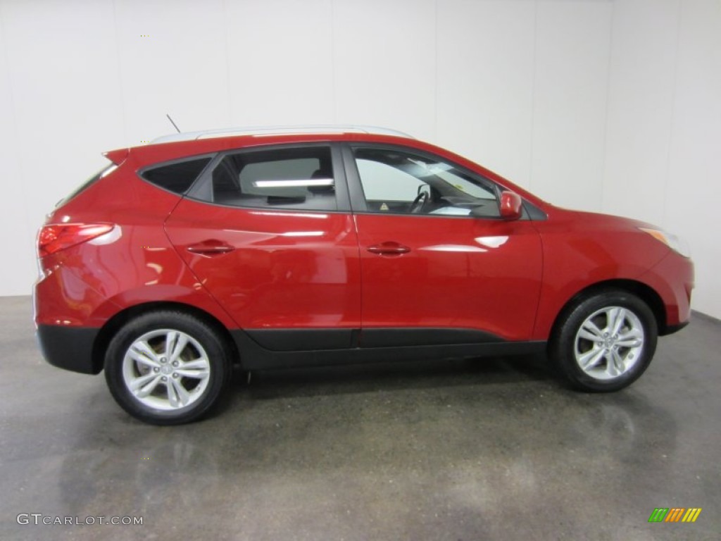 Garnet Red 2010 Hyundai Tucson GLS AWD Exterior Photo #54502200