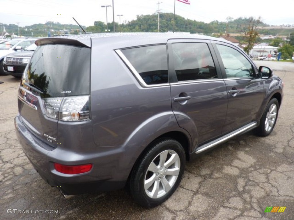 Graphite Gray Pearl 2010 Mitsubishi Outlander GT 4WD Exterior Photo #54503006