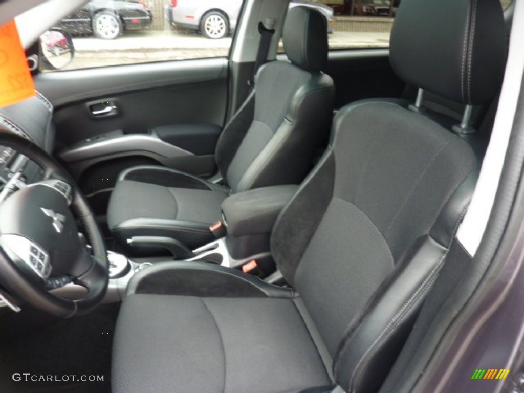 Black Interior 2010 Mitsubishi Outlander GT 4WD Photo #54503045