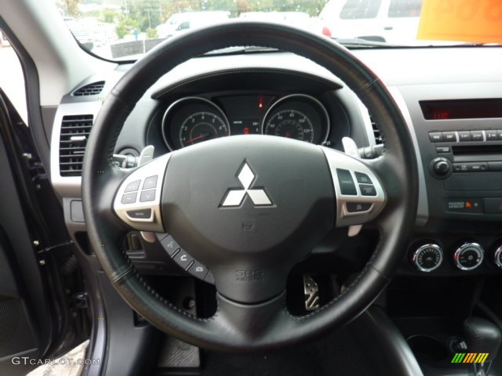 2010 Mitsubishi Outlander GT 4WD Steering Wheel Photos