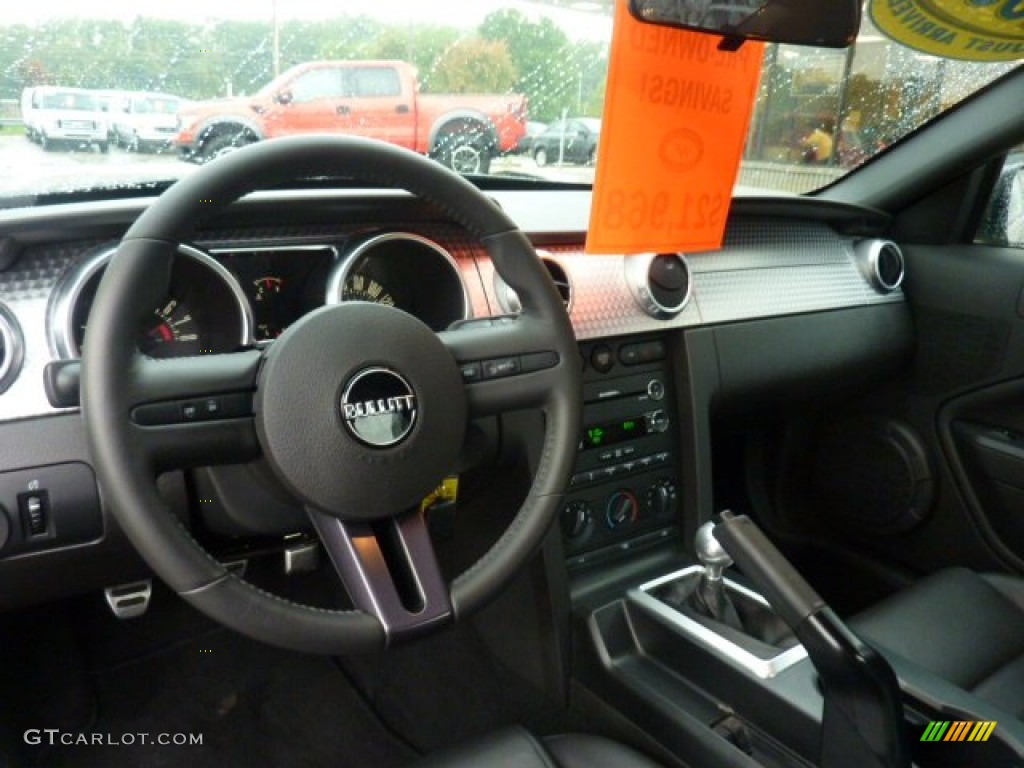 2008 Ford Mustang Bullitt Coupe Dark Charcoal Dashboard Photo #54504254