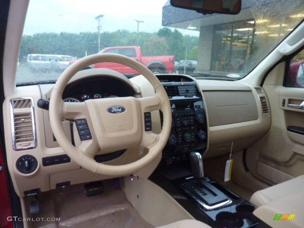 2012 Ford Escape Limited V6 4WD Camel Dashboard Photo #54504845
