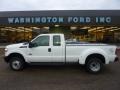 2012 Oxford White Ford F350 Super Duty XL SuperCab 4x4 Dually  photo #1