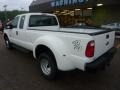 2012 Oxford White Ford F350 Super Duty XL SuperCab 4x4 Dually  photo #2