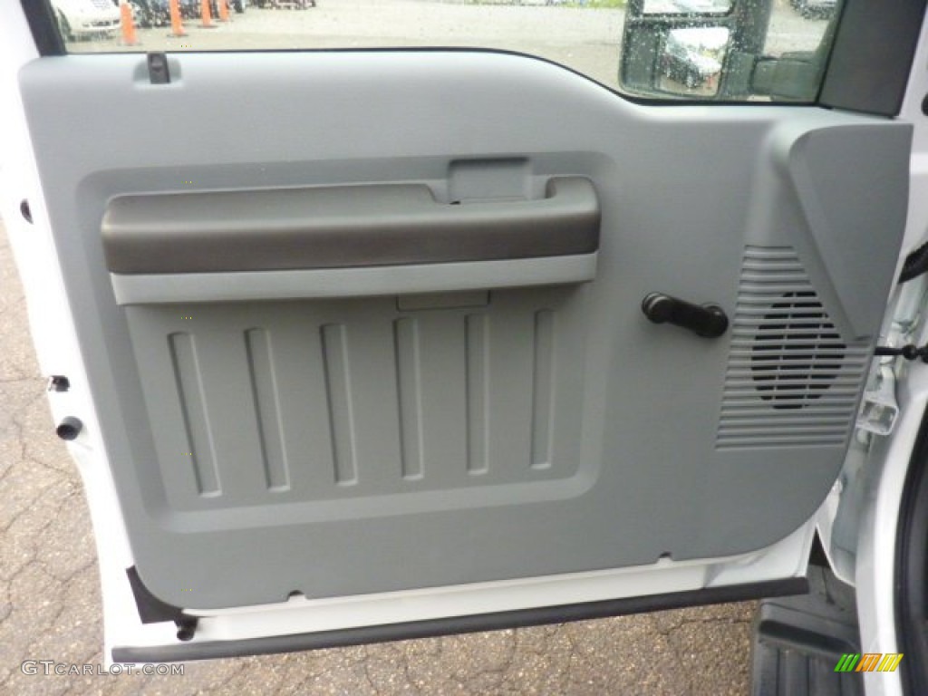 2012 Ford F350 Super Duty XL SuperCab 4x4 Dually Steel Door Panel Photo #54504911