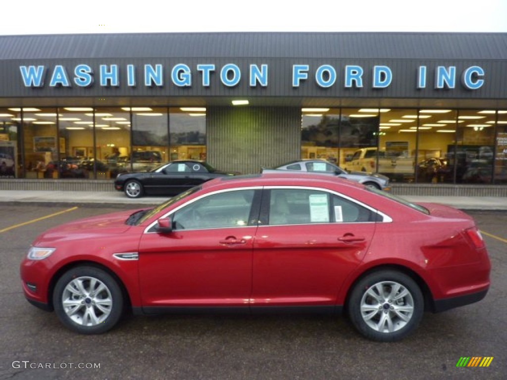 Red Candy Metallic Ford Taurus