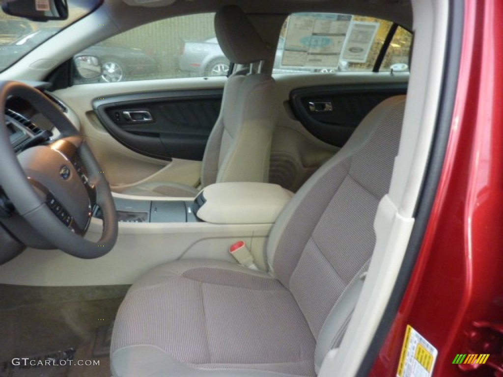 2012 Taurus SEL - Red Candy Metallic / Light Stone photo #10