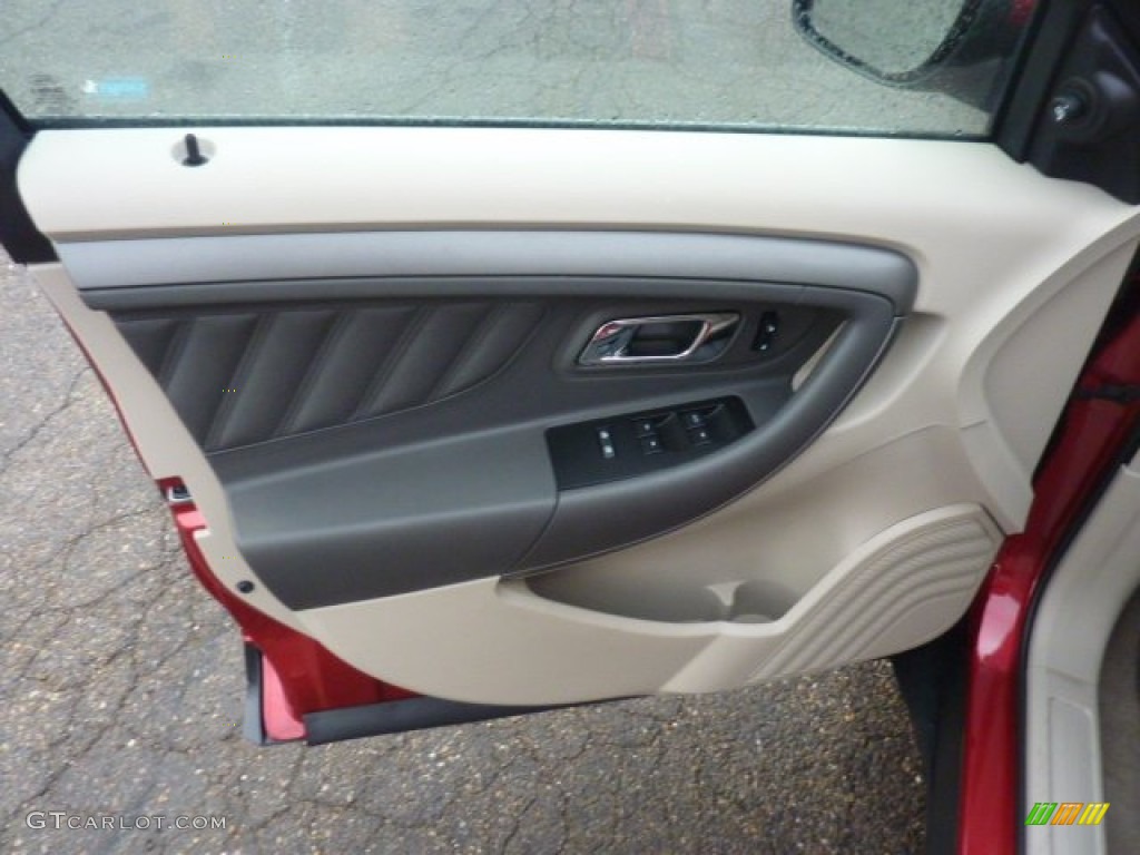 2012 Taurus SEL - Red Candy Metallic / Light Stone photo #14