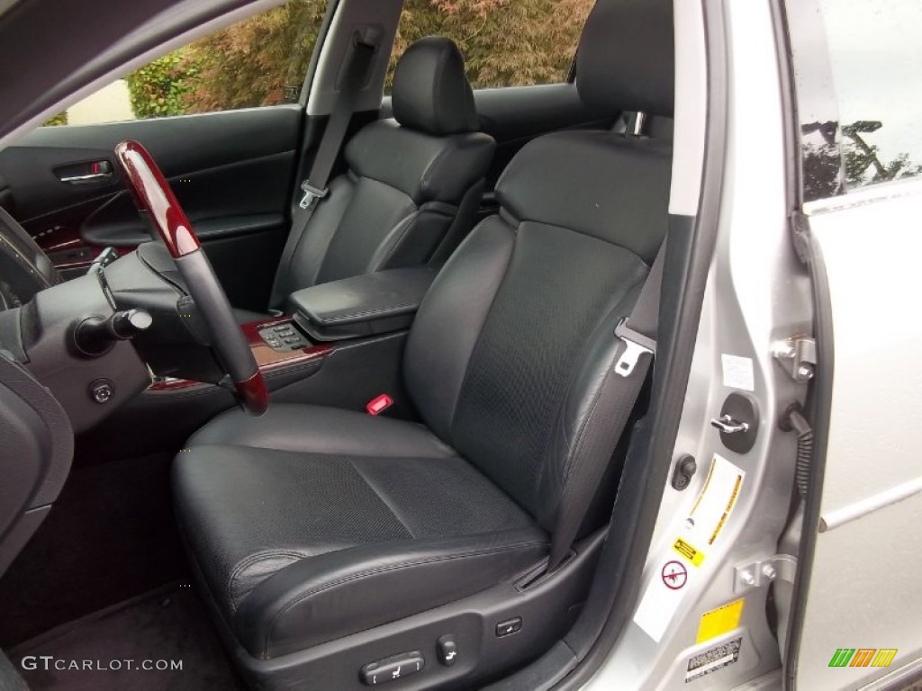 Black Interior 2007 Lexus GS 450h Hybrid Photo #54505841