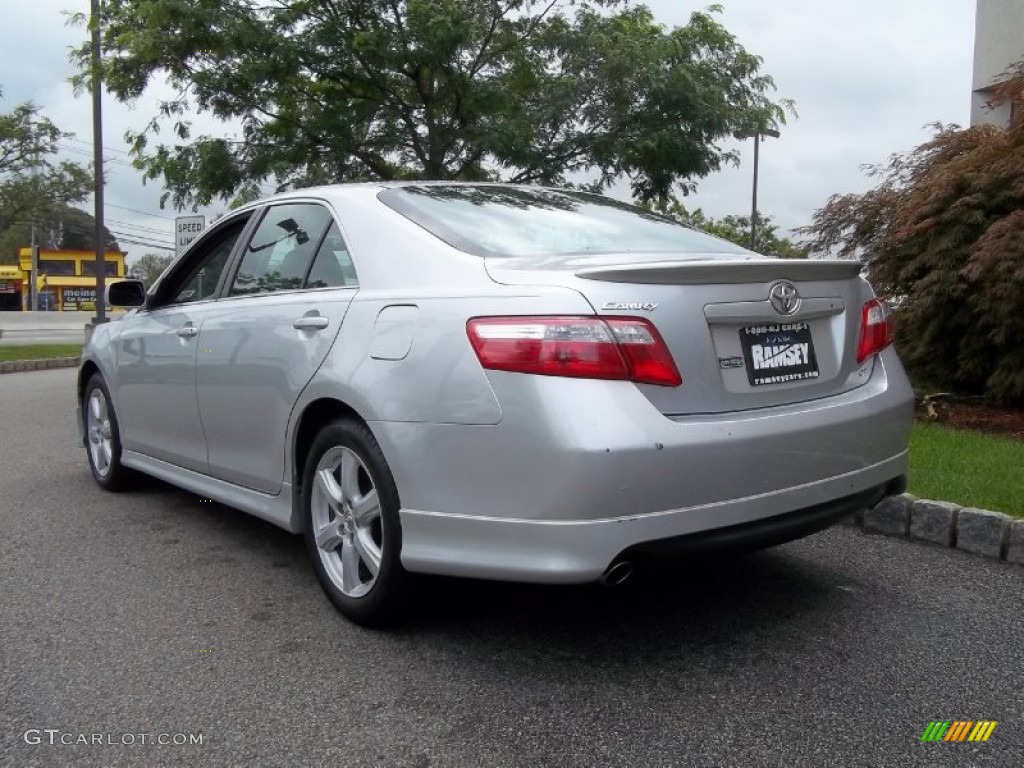 2008 Camry SE V6 - Classic Silver Metallic / Dark Charcoal photo #5