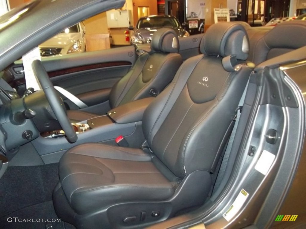 Graphite Interior 2011 Infiniti G 37 Convertible Photo #54505991