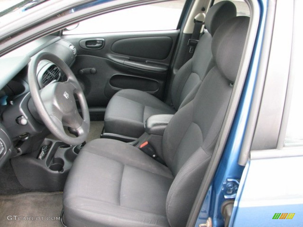 Dark Slate Gray Interior 2003 Dodge Neon SE Photo #54507077